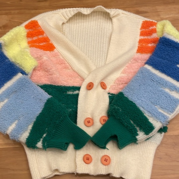 Retro Sweater Cardigan NWOT - Picture 1 of 13